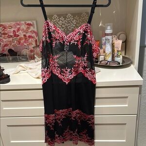 Wacoal Black and Pink Chemise